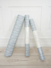 Load image into Gallery viewer, Townhouse Wallpaper, blue smoke